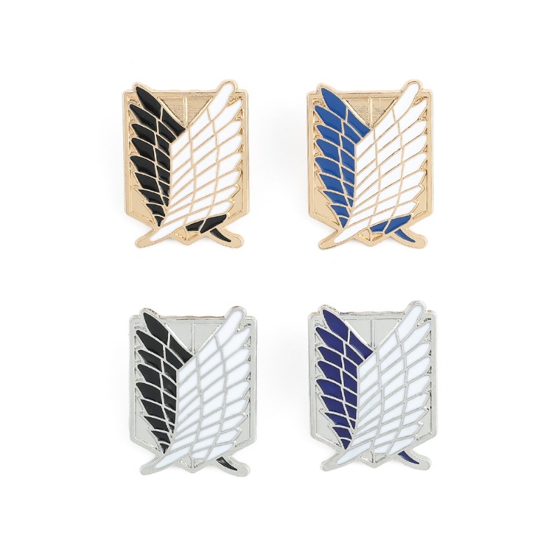 Popular Anime Merchandise - Bros Pin Attack on Titan Gaya