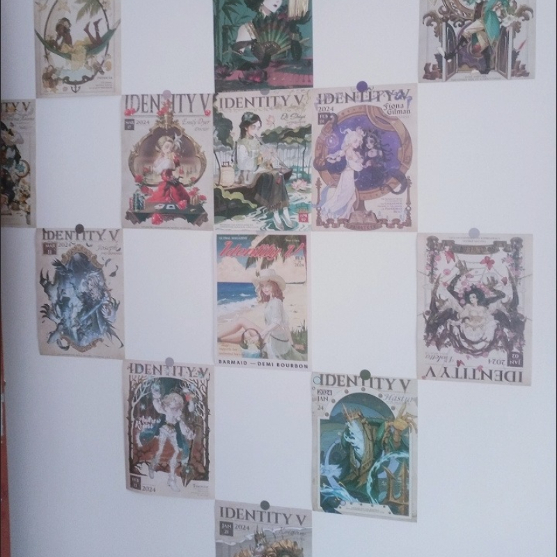 Anime Related Merchandise - Poster game seri Identity V ukuran