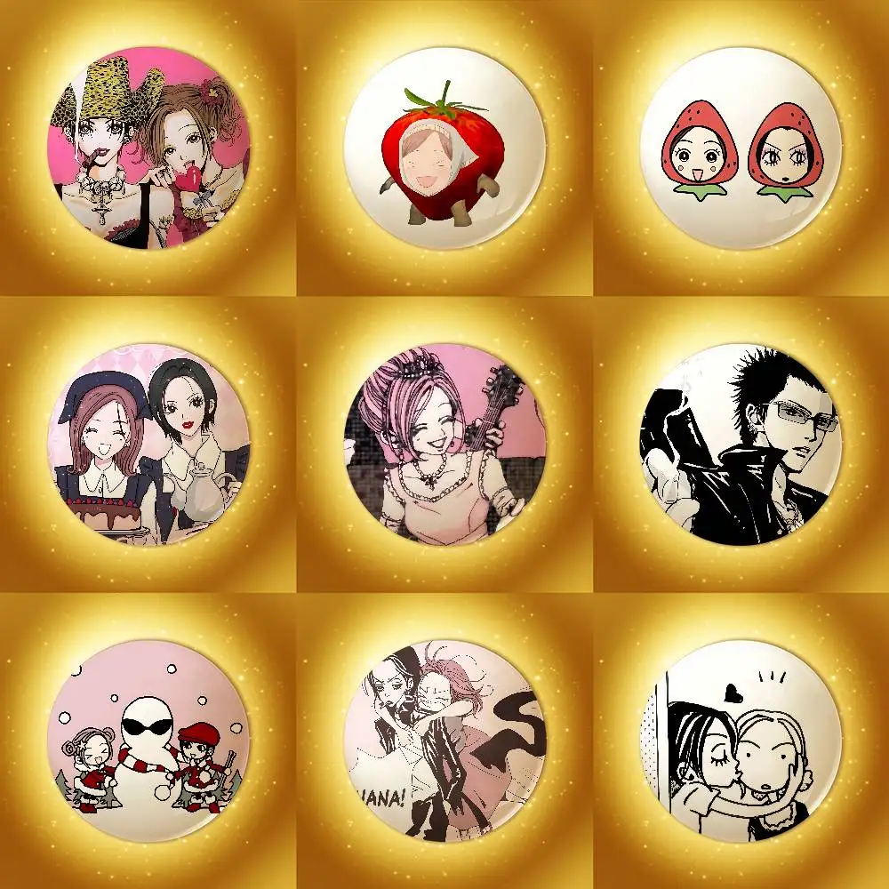 Nana Anime Merchandise - Pin Enamel Anime N-NANA Bros Bulat