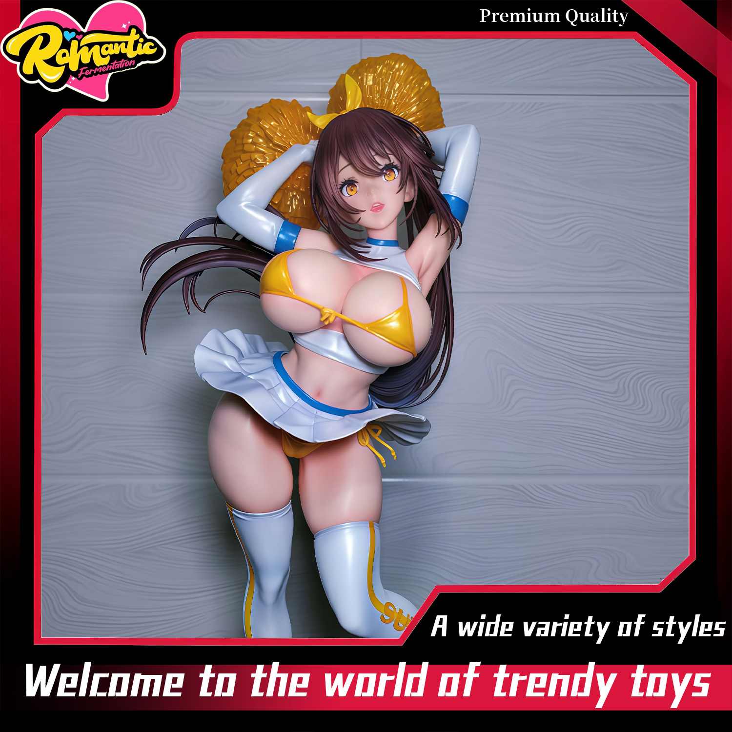 Popular Anime Merchandise - Figurine Model Anime GK Kapten Cheerleader
