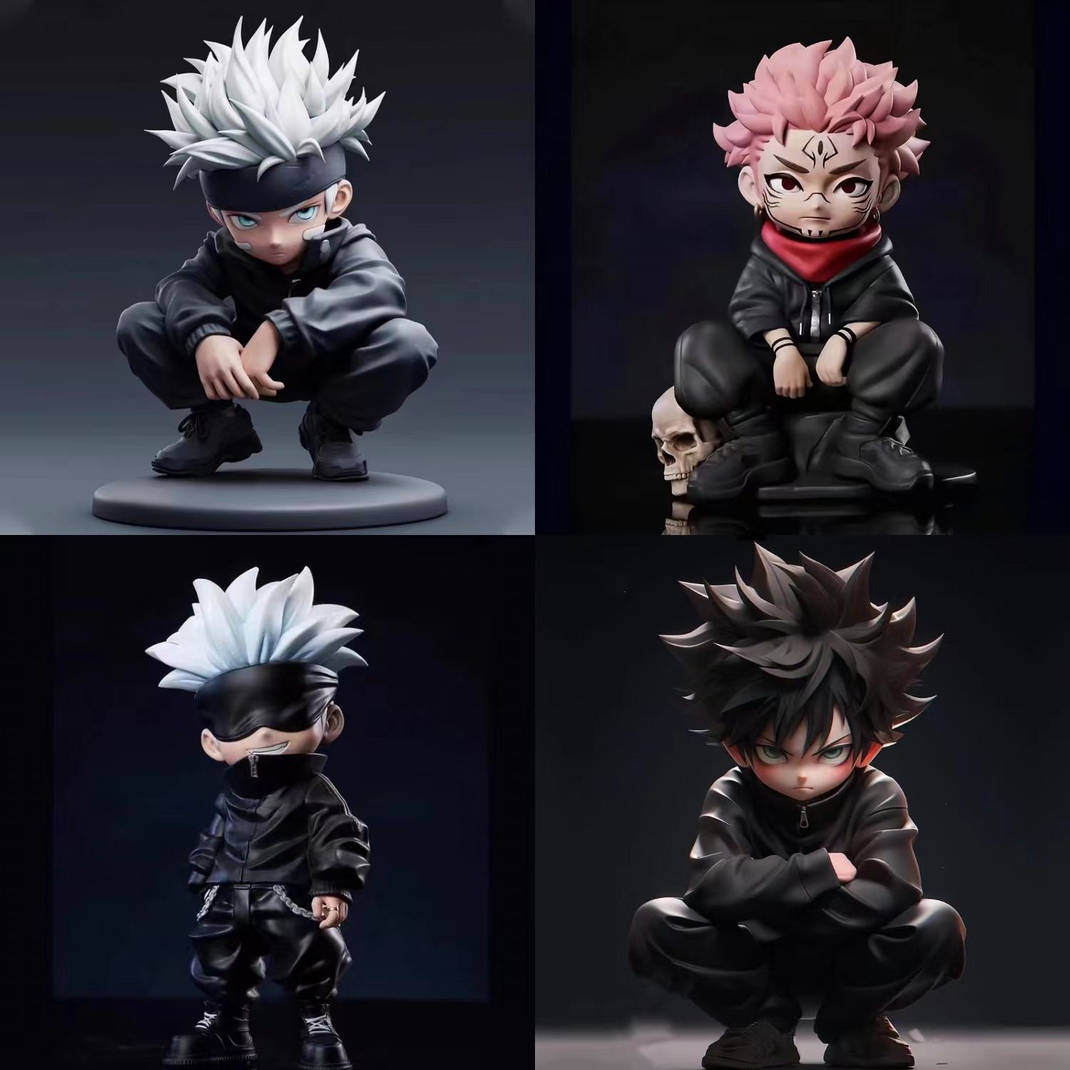 Figure Display Box - Figur Jujutsu Kaisen - mainan koleksi