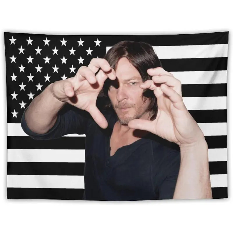 VIKAMA Daryl Dixon Permadani B - Wall Scroll Tapestry ulasan dan harga