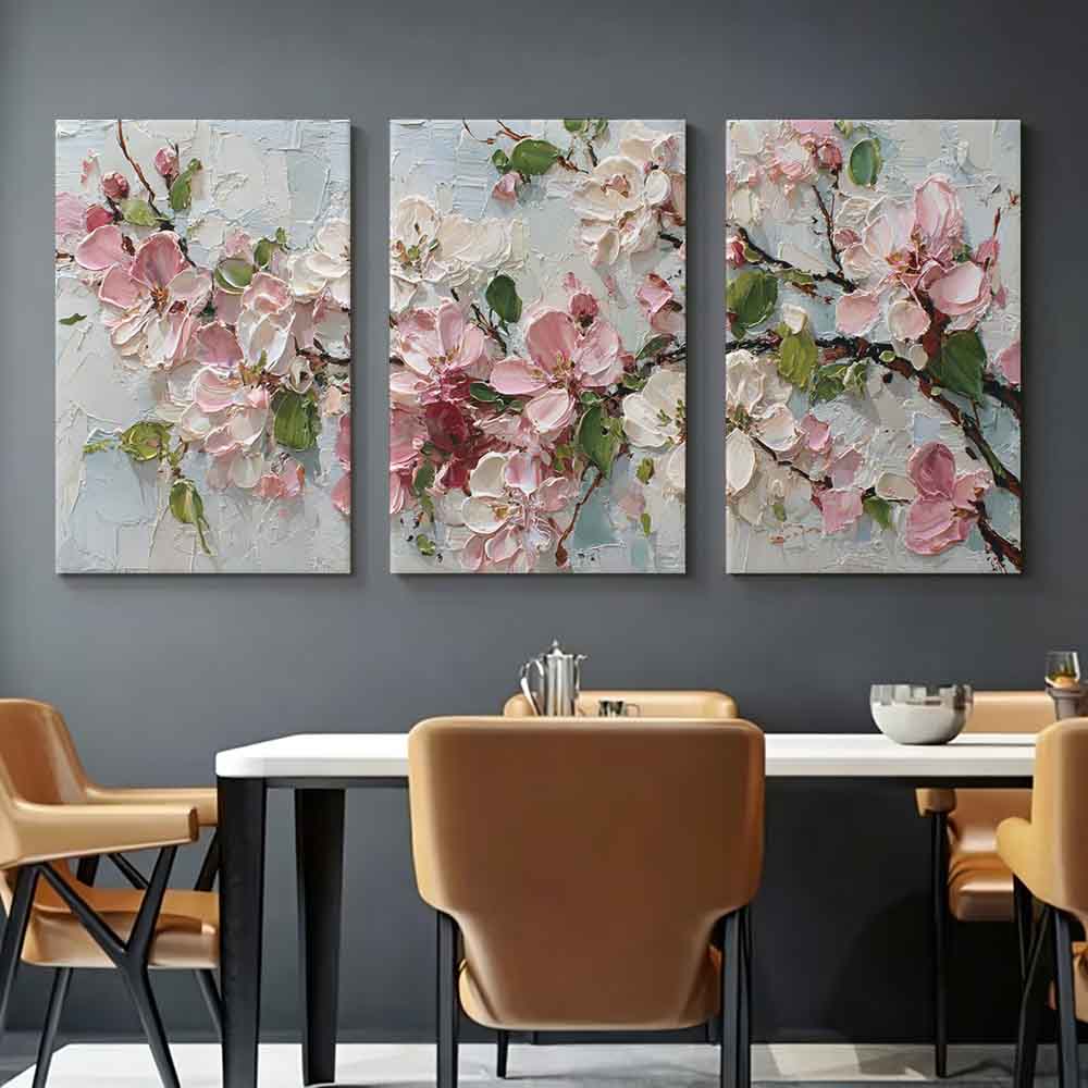 [2D Flat] 3pcs 11.81*15.74in/3 - Art Print Framed ulasan dan harga