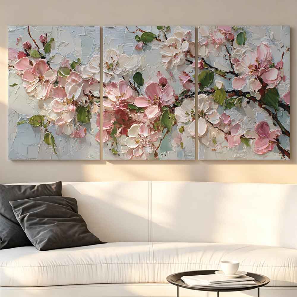 [2D Flat] 3pcs 11.81*15.74in/3 - Art Print Framed ulasan dan harga