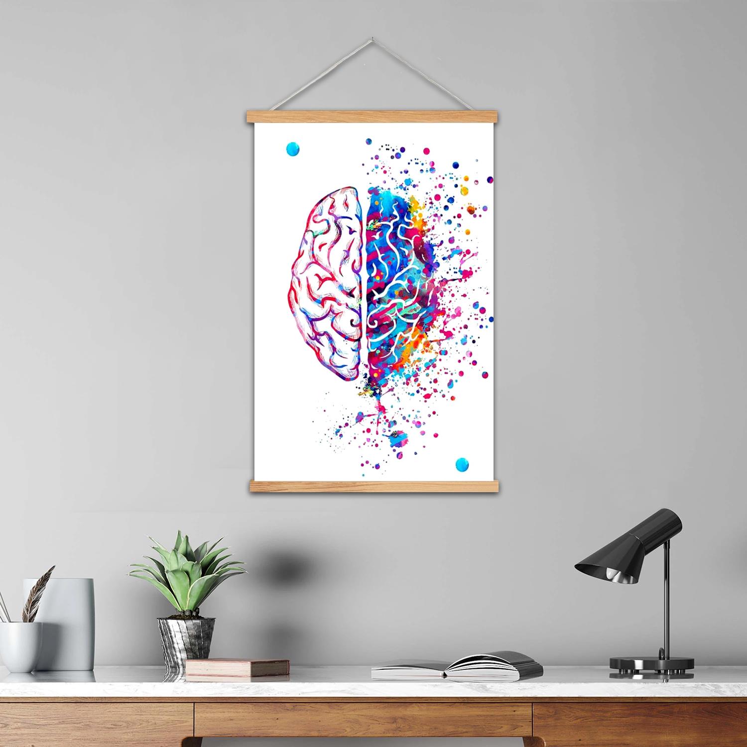 Poster Seni Kanvas Lukisan Din - Art Print Framed ulasan dan harga