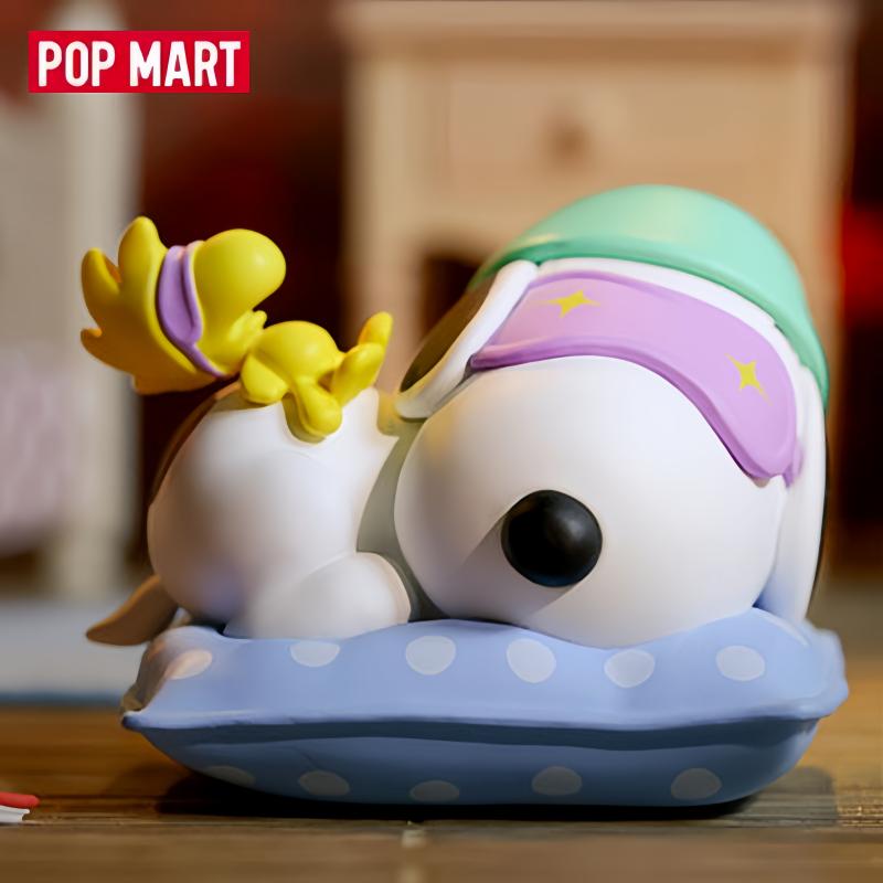POPMART Snoopy Stay at Home Se - Figure Display Box ulasan dan harga