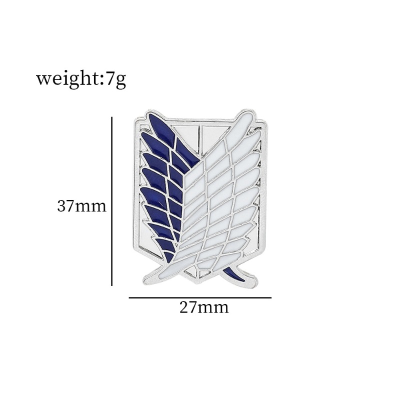Bros Pin Attack on Titan Gaya  - Popular Anime Merchandise ulasan dan harga