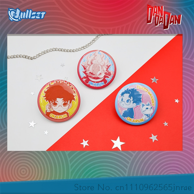 Lencana Anime Dullset Dandadan - Anime Merchandise Licensing ulasan dan harga