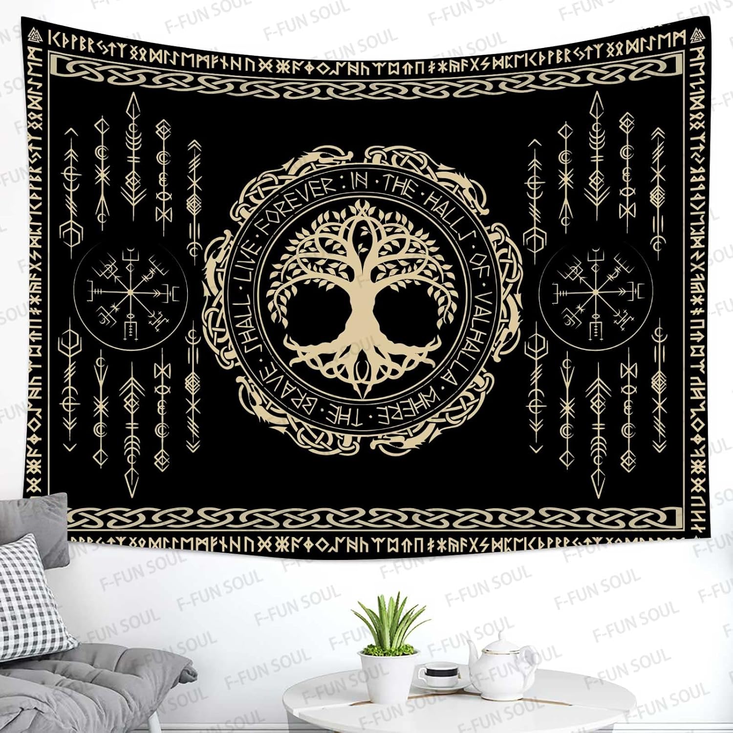 Tapestry Mitologi Norse Gaya I - Wall Scroll Tapestry ulasan dan harga