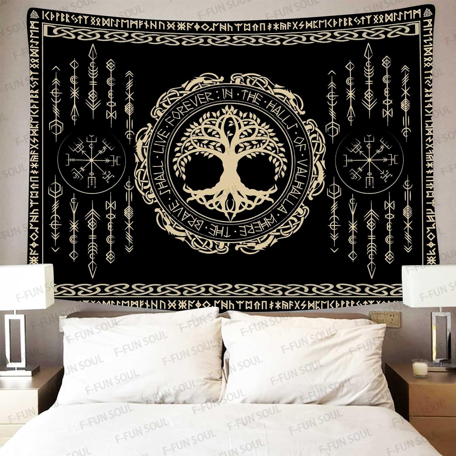 Tapestry Mitologi Norse Gaya I - Wall Scroll Tapestry ulasan dan harga