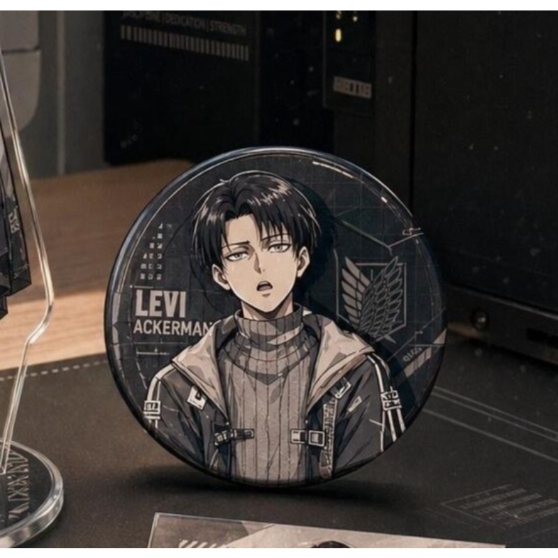 Set Lencana Figur Akrilik Levi - Windbreaker Anime Merchandise ulasan dan harga