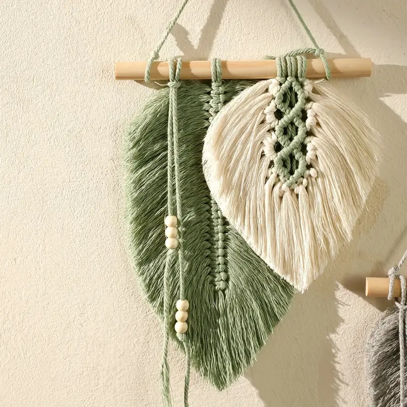 Hiasan Dinding Daun Macrame Bu - Wall Scroll Tapestry ulasan dan harga