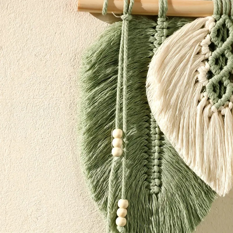 Hiasan Dinding Daun Macrame Bu - Wall Scroll Tapestry ulasan dan harga