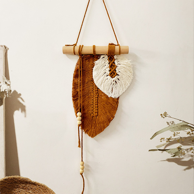 Hiasan Dinding Daun Macrame Bu - Wall Scroll Tapestry ulasan dan harga