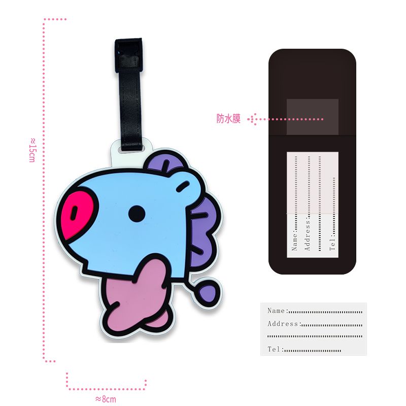 Gantungan kunci kartun BT21 lu - Anime Merchandise Online ulasan dan harga