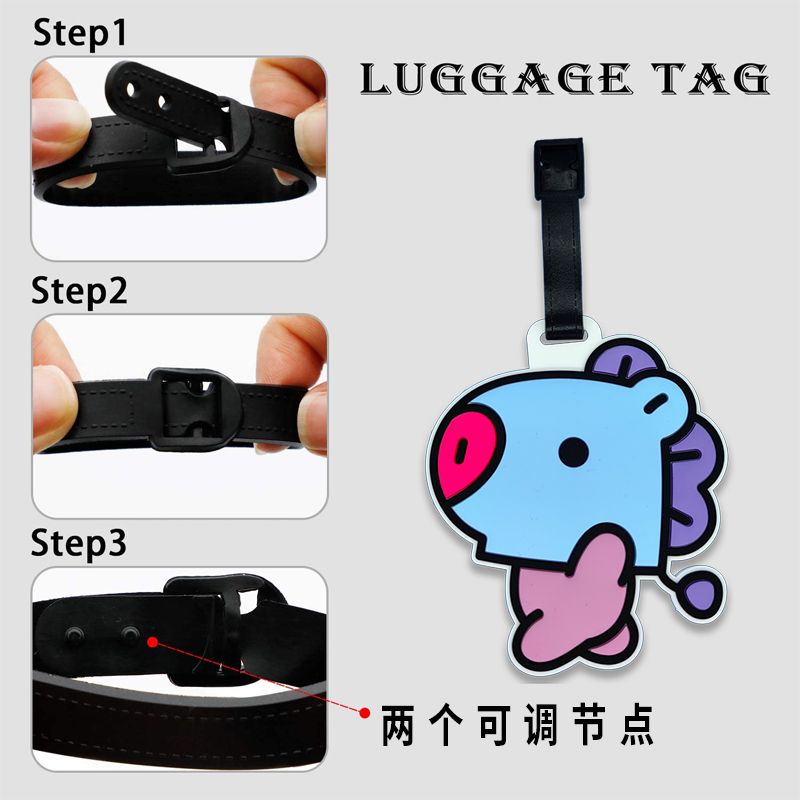 Gantungan kunci kartun BT21 lu - Anime Merchandise Online ulasan dan harga