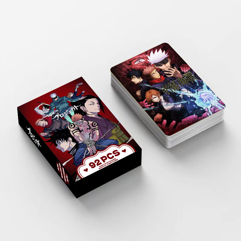 92 Pcs Kartu Jujutsu Kaisen Ka - Anime Merchandise Box ulasan dan harga