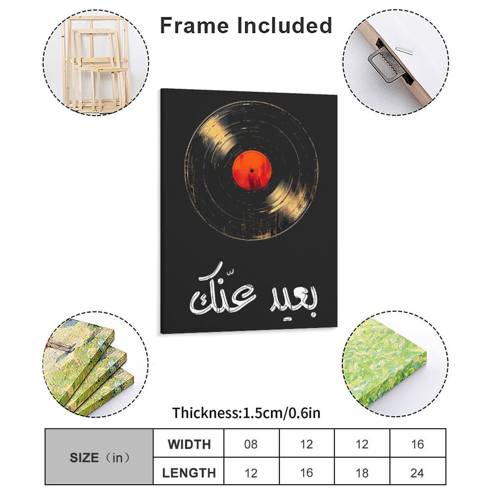 Poster Lukisan Kanvas Umm Kult - Art Print Framed ulasan dan harga