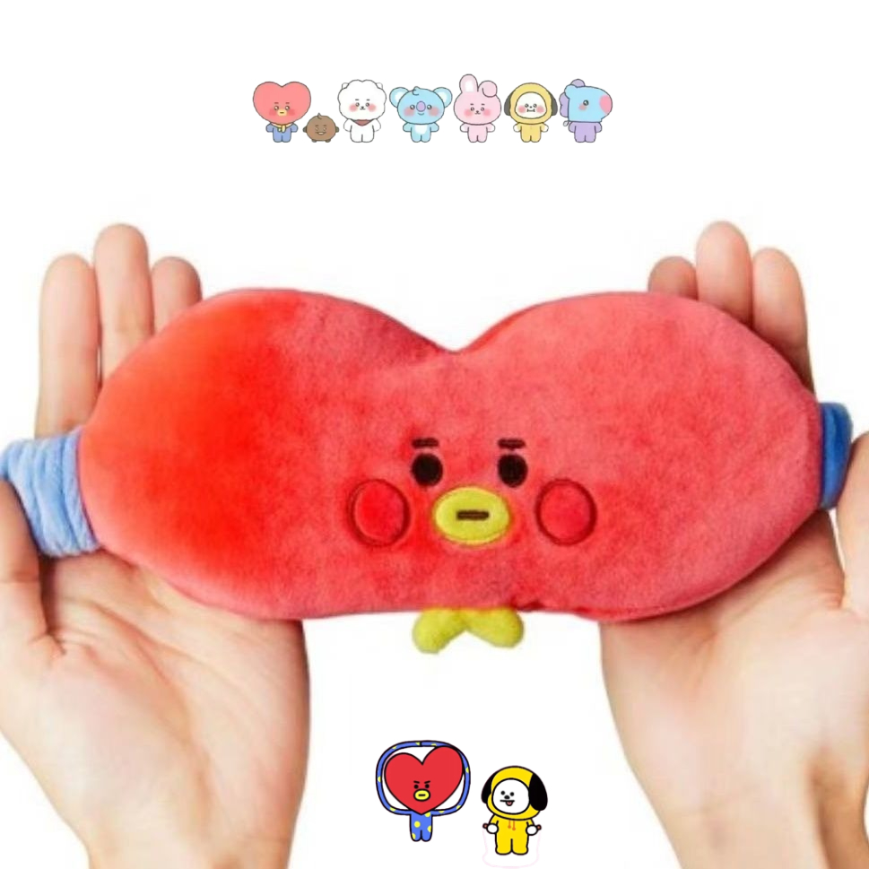 Masker mata boneka plush BT21  - Anime Merchandise Usa ulasan dan harga