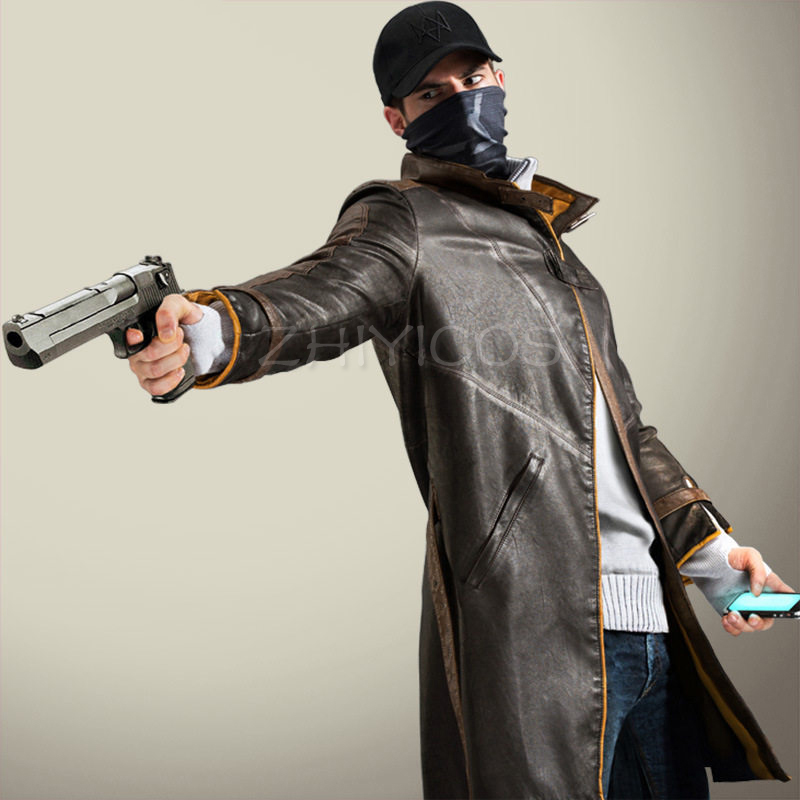 Kostum Cosplay Aiden Pearce Ja - Windbreaker Anime Merchandise ulasan dan harga