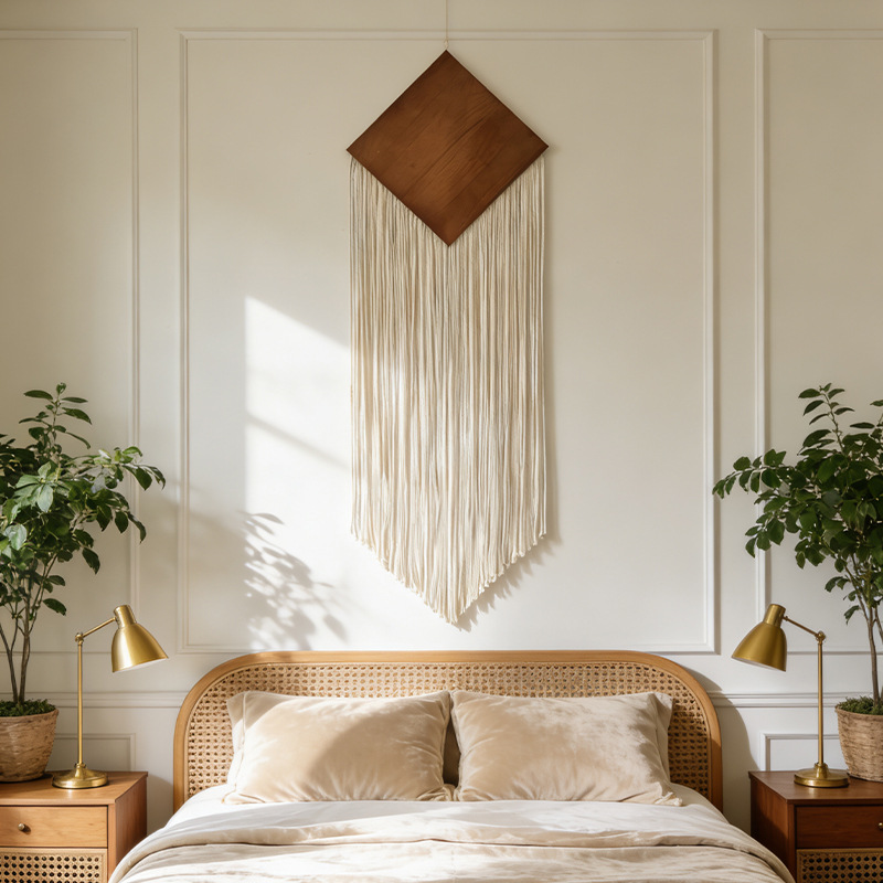 Tapestry Tenun Tali Katun Bohe - Wall Scroll Tapestry ulasan dan harga