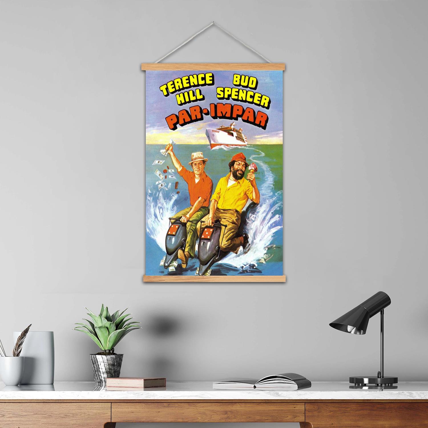 Poster Seni Kanvas Lukisan Din - Art Print Framed ulasan dan harga
