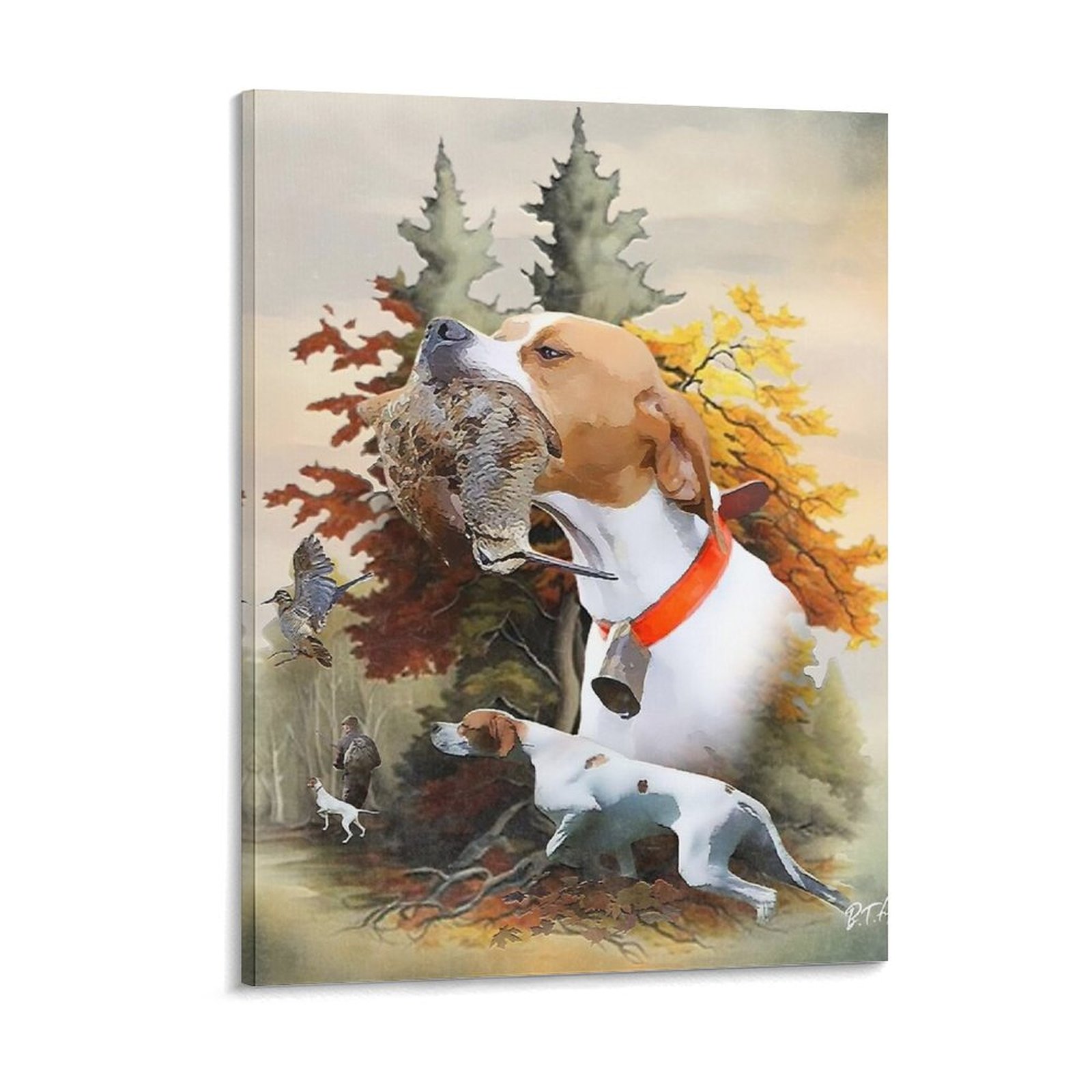 Lukisan Kanvas Seni Berburu Ka - Art Print Framed ulasan dan harga