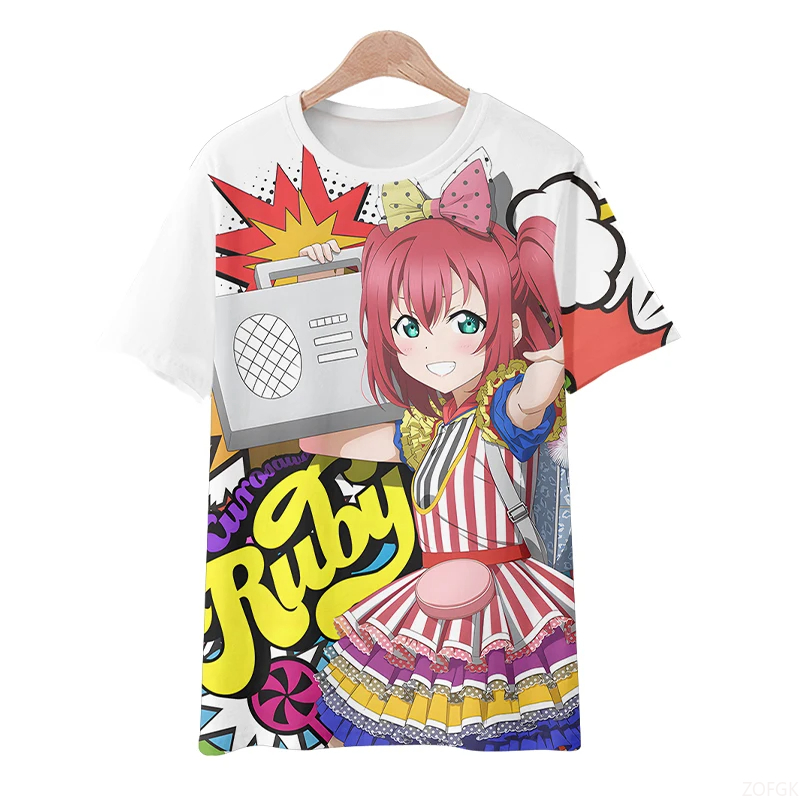 Kaus Lengan Pendek Nyaman Kasu - Anime Merchandise Online ulasan dan harga