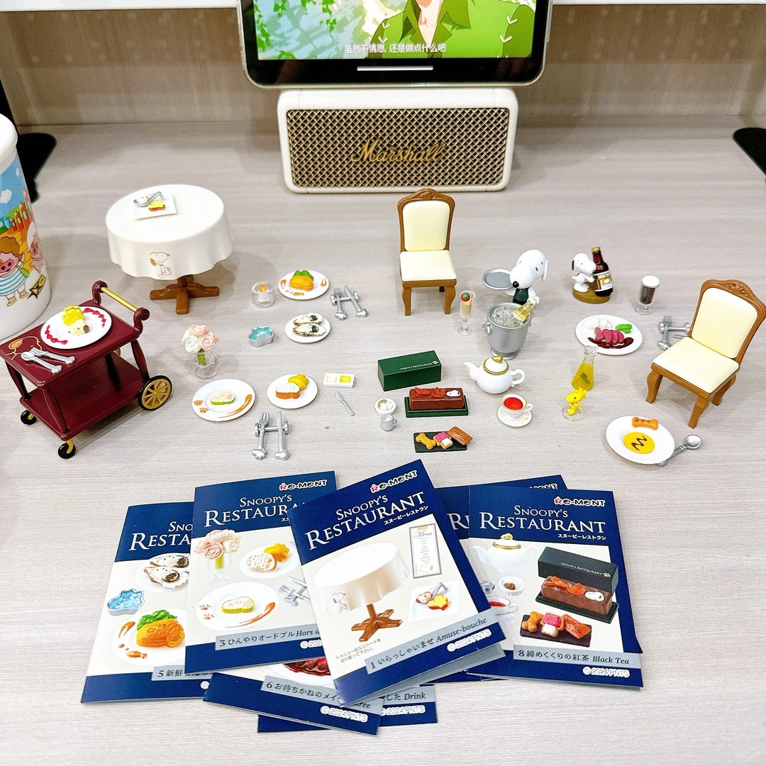 Reament Snoopy Restaurant Amer - Figure Display Box ulasan dan harga