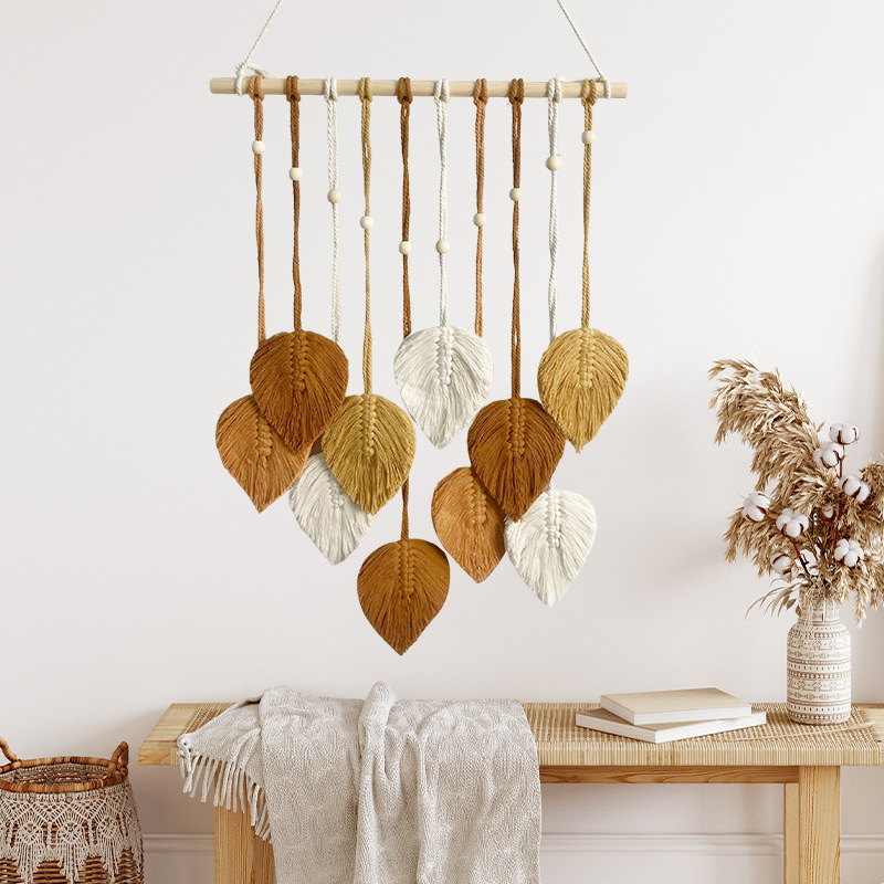 Tenun Permadani Daun Buatan Ta - Wall Scroll Tapestry ulasan dan harga